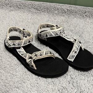 Teva Women's Monochrome Patterned Sandals